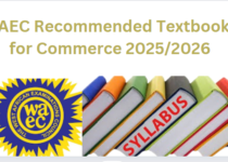 WAEC Recommended Textbooks for Commerce 2025/2026