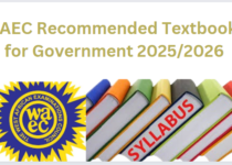 WAEC Recommended Textbooks for Government 2025/2026