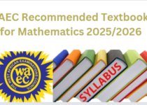 WAEC Recommended Textbooks for Mathematics 2025/2026