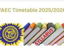 WAEC Timetable 2025/2026