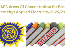 WAEC Areas Of Concentration for Basic Electricity/ Applied Electricity 2025/2026