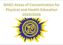 WAEC Areas of Concentration for Physical and Health Education 2025/2026