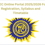 WAEC Online Portal 2025/2026 For Registration, Syllabus and Timetable