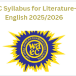WAEC Syllabus for Literature-in-English 2025/2026