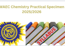 WAEC Chemistry Practical Specimen 2025/2026