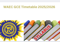 WAEC GCE Timetable 2025/2026